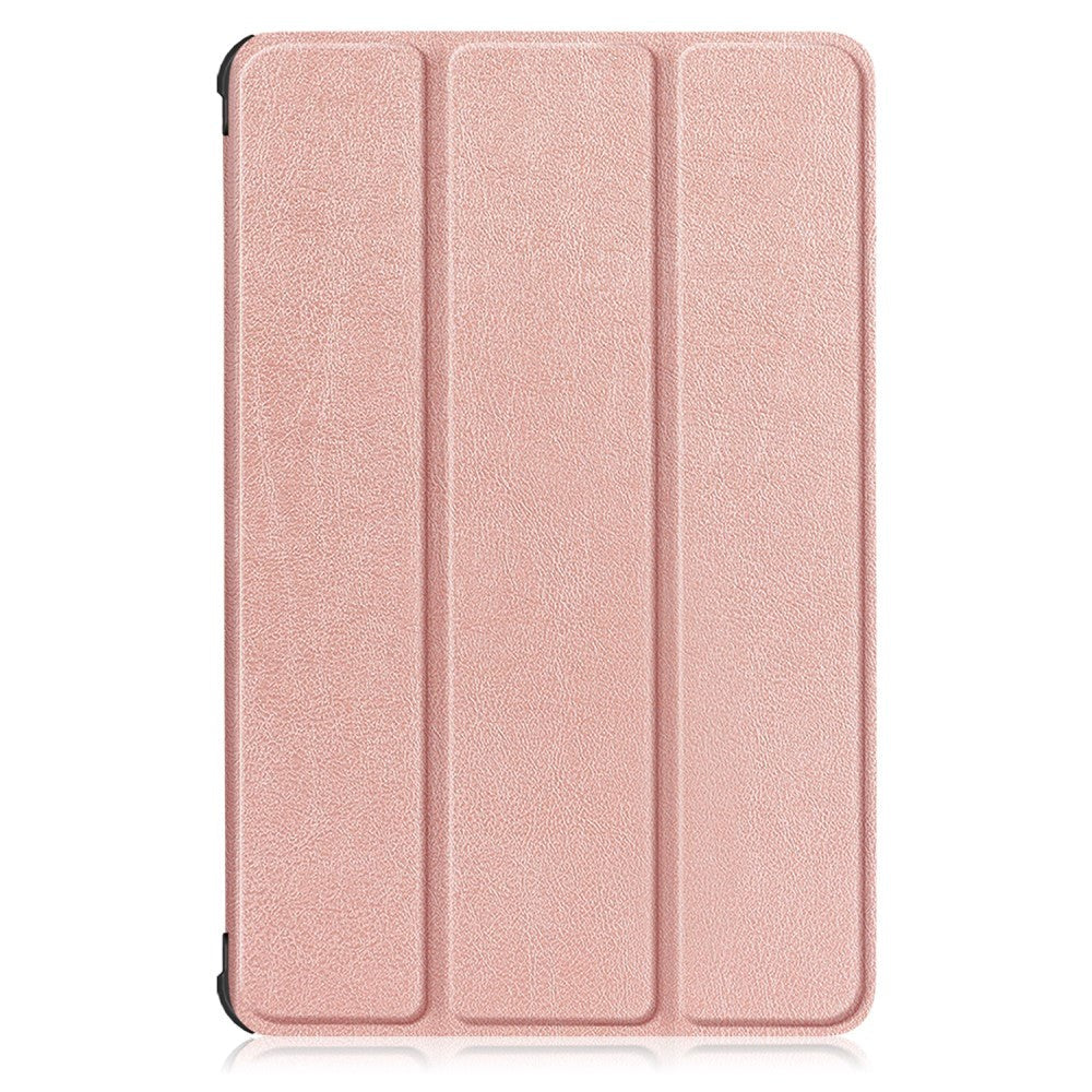 Lenovo Tab P11 Pro Tri-fold Flip Case w. Sleep / Wake-up Function - Rose Gold