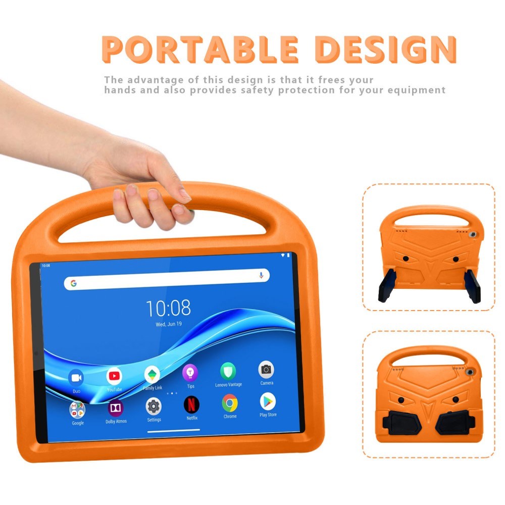 Lenovo Tab M10 HD 10.1" (TB-X505F) / FHD 10.1" (TB-X605) Kids Case w. Kickstand - Orange