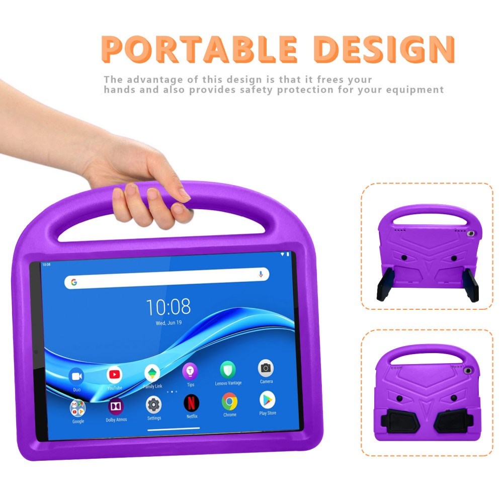 Lenovo Tab M10 HD 10.1" (TB-X505F) / FHD 10.1" (TB-X605) Kids Case w. Kickstand - Purple