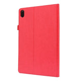 Lenovo Tab P11 / P11 (5G) / P11 Plus Leather Case w. Stand & Card Holder - Red