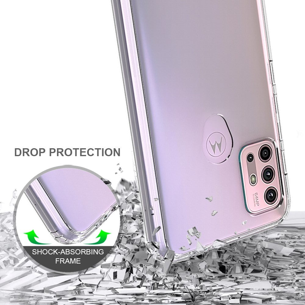 Motorola Moto G10 / G20 / G30 Drop-Proof Flexible Plastic Case - Transparent