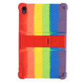 Lenovo Tab P11 / P11 (5G) / P11 Plus Silicone Case w. Kickstand - Rainbow