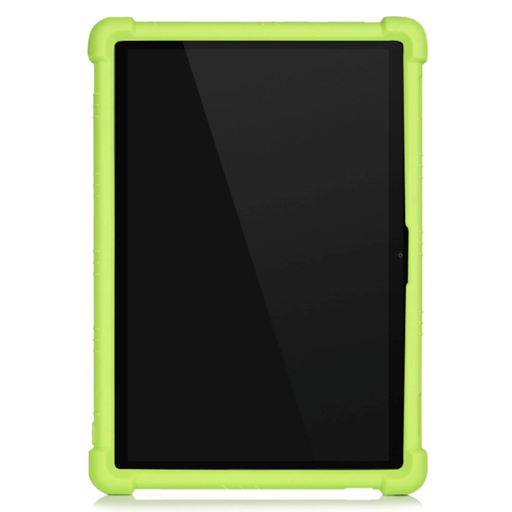 Lenovo Tab M10 FHD (TB-X605) Silicone Case w. Kickstand - Green