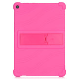 Lenovo Tab M10 FHD Plus 10.3" (TB-X606) Silicone Case w. Kickstand - Pink