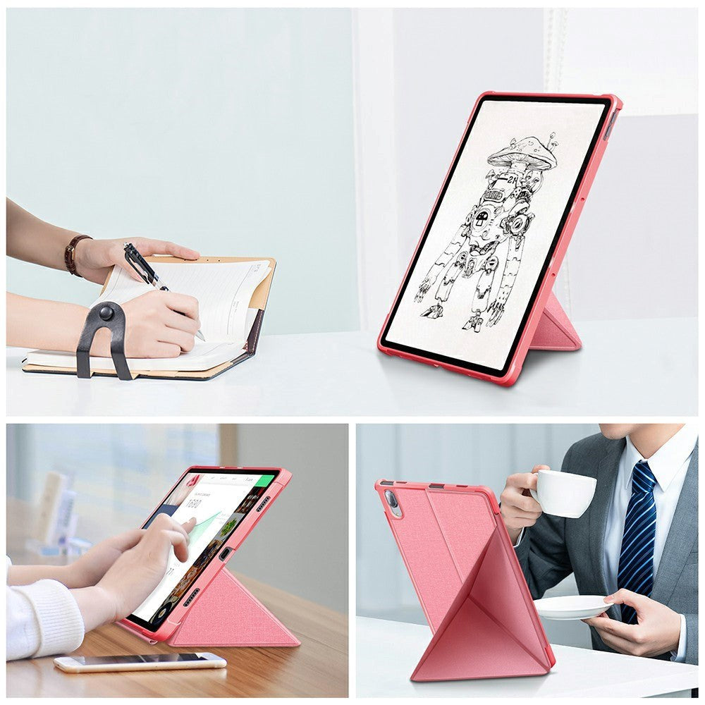 Lenovo P11 Pro Leather Origami Case - Pink