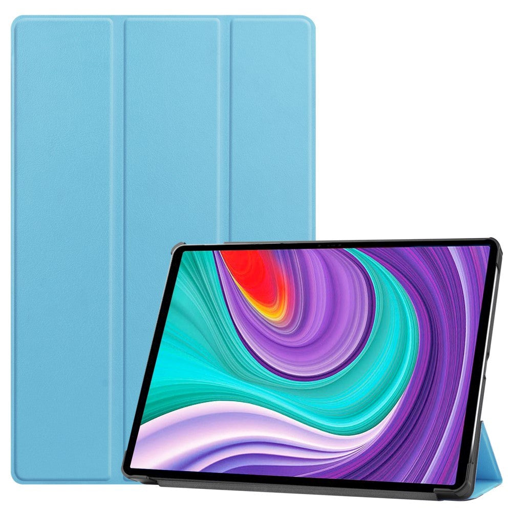 Lenovo Pad Pro Tri-Fold Leather Case - Light Blue