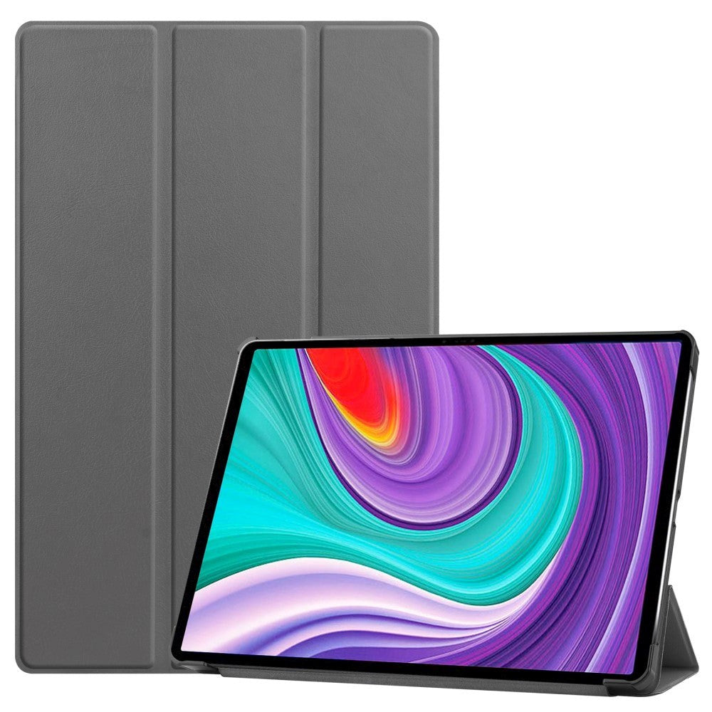 Lenovo Pad Pro Tri-Fold Leather Case - Grey