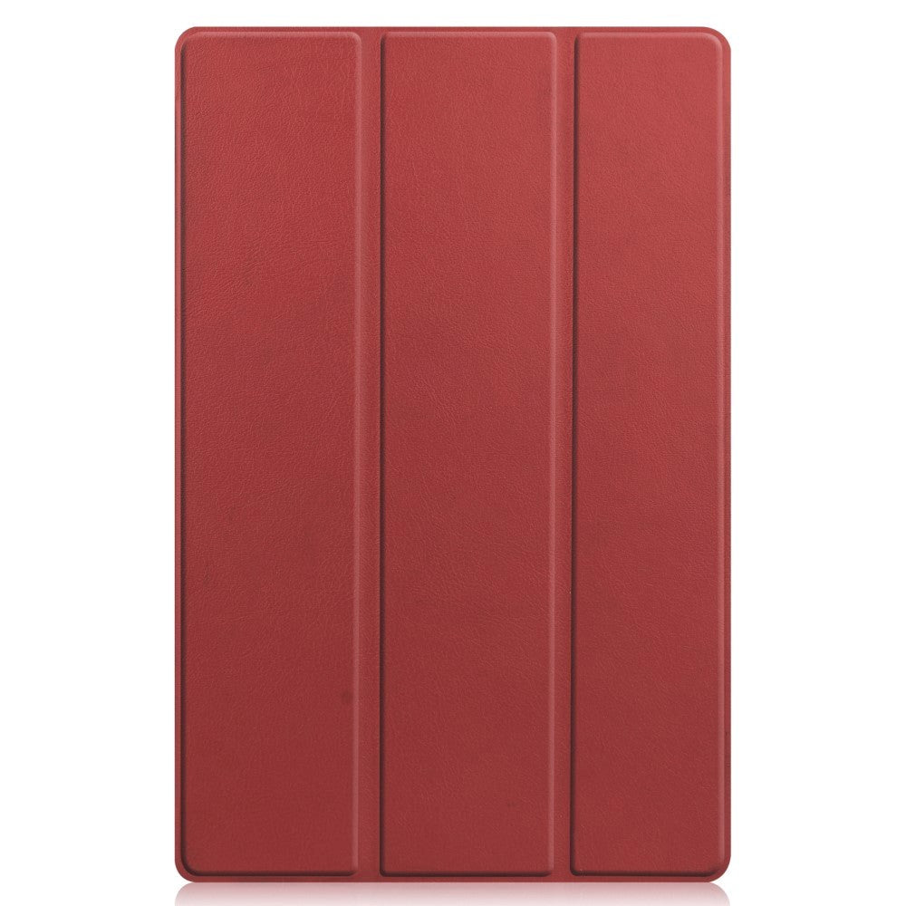 Lenovo Pad Pro Tri-Fold Leather Case - Wine Red