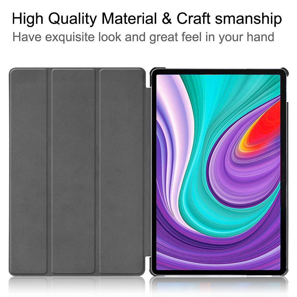 Lenovo Pad Pro Tri-Fold Leather Case - Oil Painting