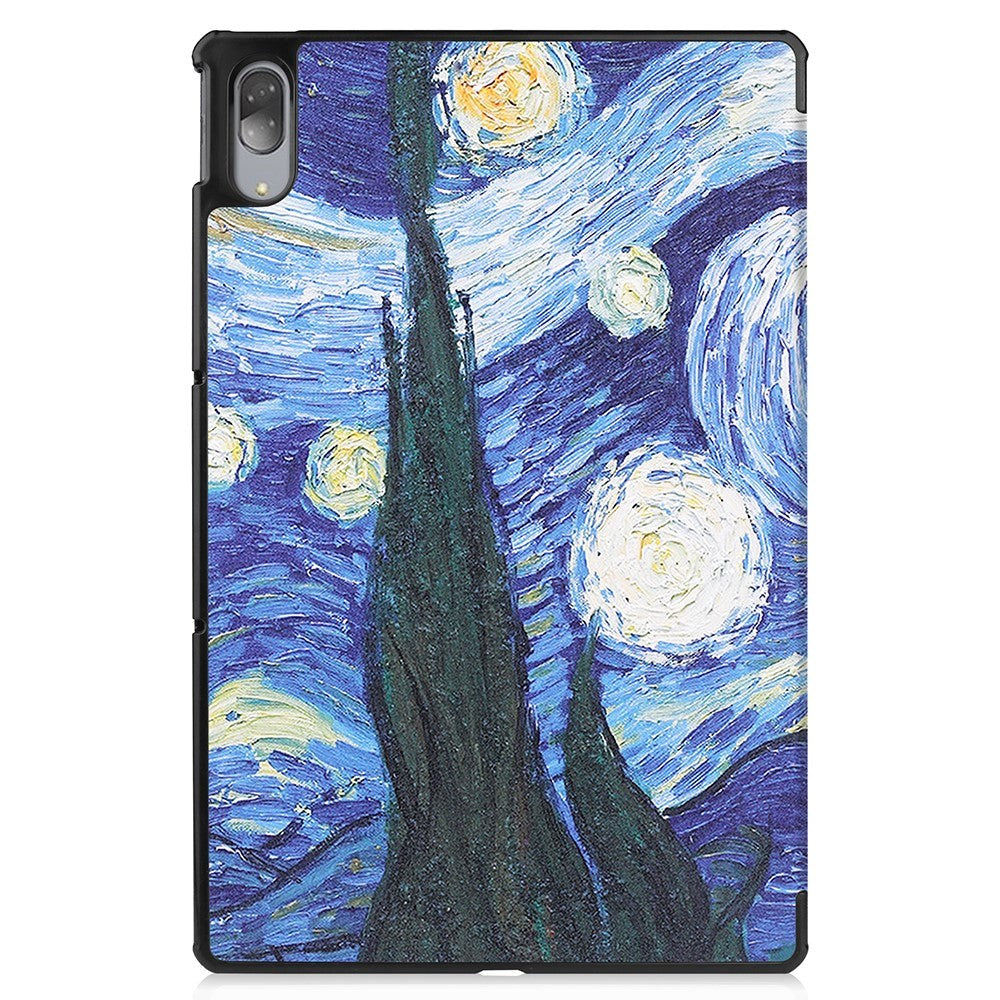 Lenovo Pad Pro Tri-Fold Leather Case - Oil Painting