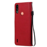 Motorola Moto E7 Power / E7i Power Wallet Case - Red