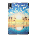 Lenovo Pad Pro / Tab P11 Pro Tri-Fold Leather Case - Sunset