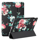 Lenovo Pad Pro / Tab P11 Pro Tri-Fold Leather Case - Roses