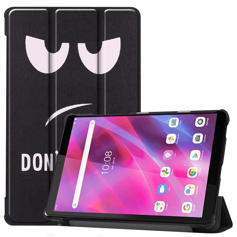 Lenovo Tab M8 (3rd Gen.) 8" Tri-fold Flip Case w. Auto Sleep/Wake Feature Function - "Don't Touch Me"