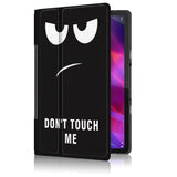 Lenovo Yoga Tab 11 Flip Case w. Standing Function - "Don't Touch Me"