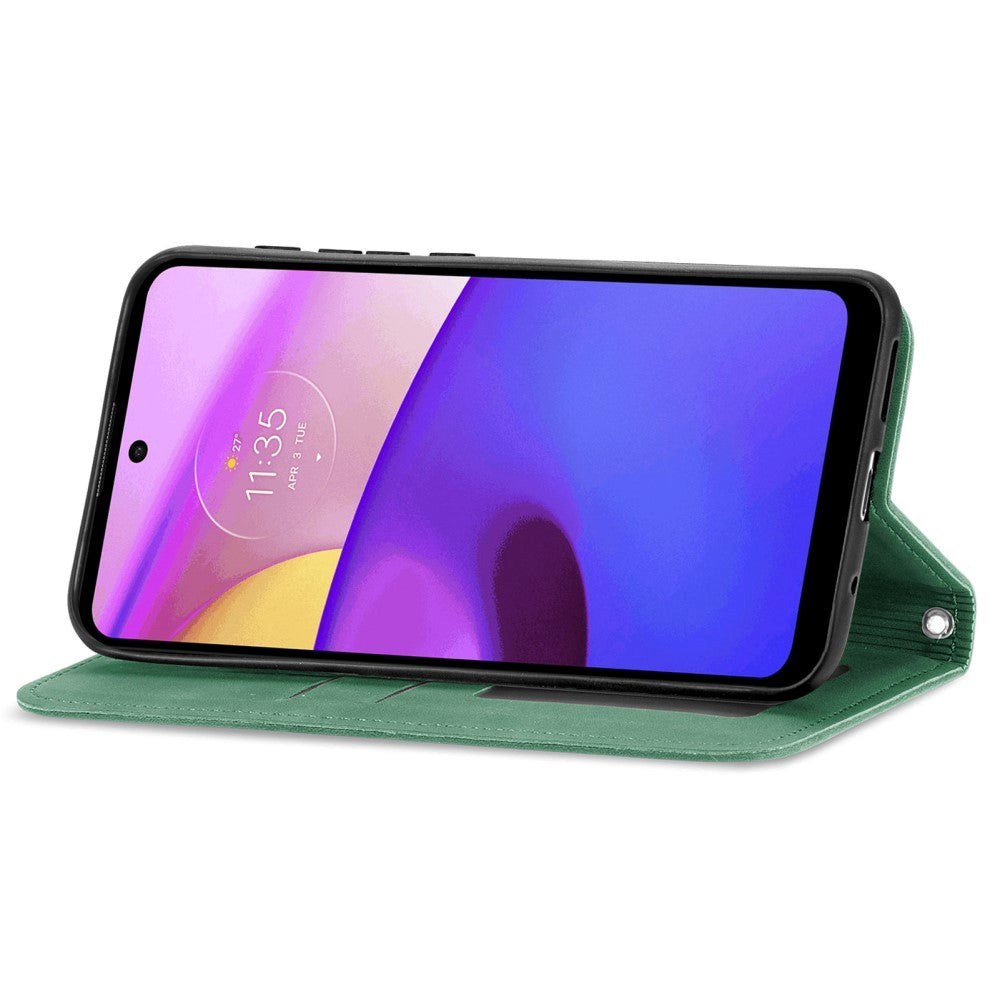 Motorola Moto E40 / E30 / E20 Soft leather Wallet Case - Green