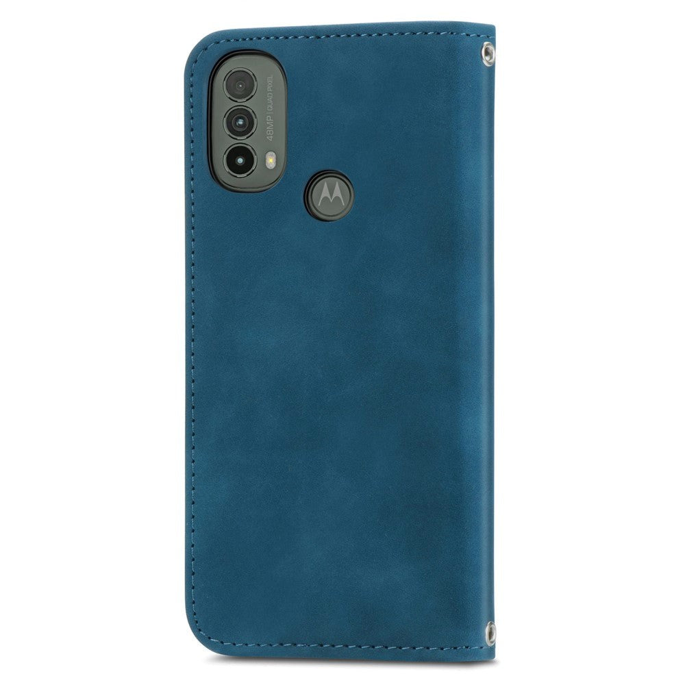 Motorola Moto E40 / E30 / E20 Soft leather Wallet Case - Blue