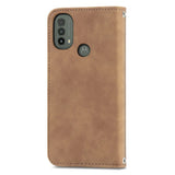 Motorola Moto E40 / E30 / E20 Soft leather Wallet Case - Brown