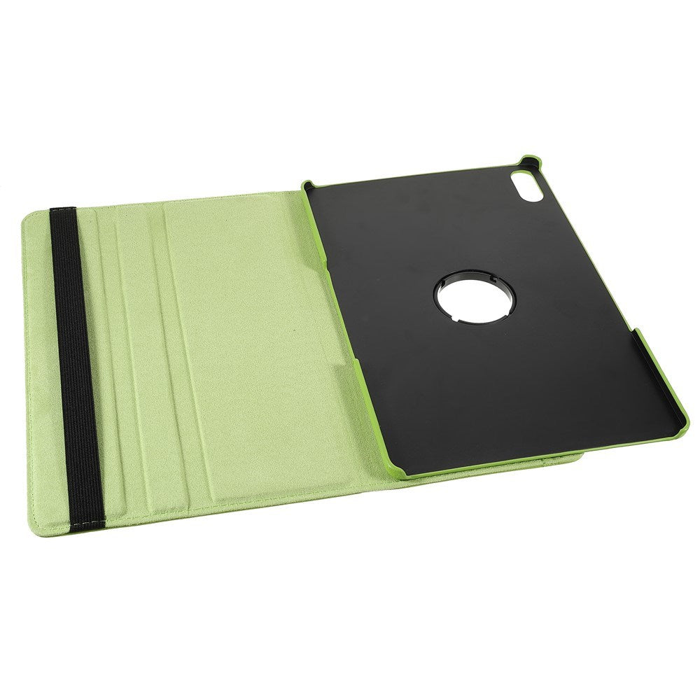 Lenovo Tab P12 Pro Leather Case w. 360 Degree Stand Function - Green