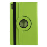Lenovo Tab P12 Pro Leather Case w. 360 Degree Stand Function - Green