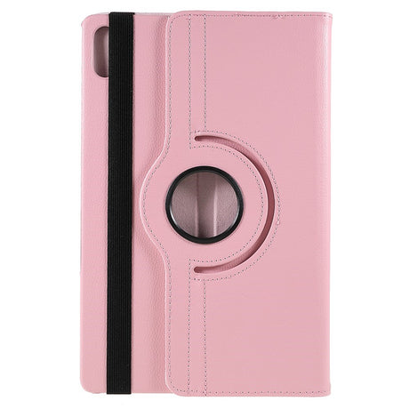 Lenovo Tab P12 Pro Leather Case w. 360 Degree Stand Function - Pink