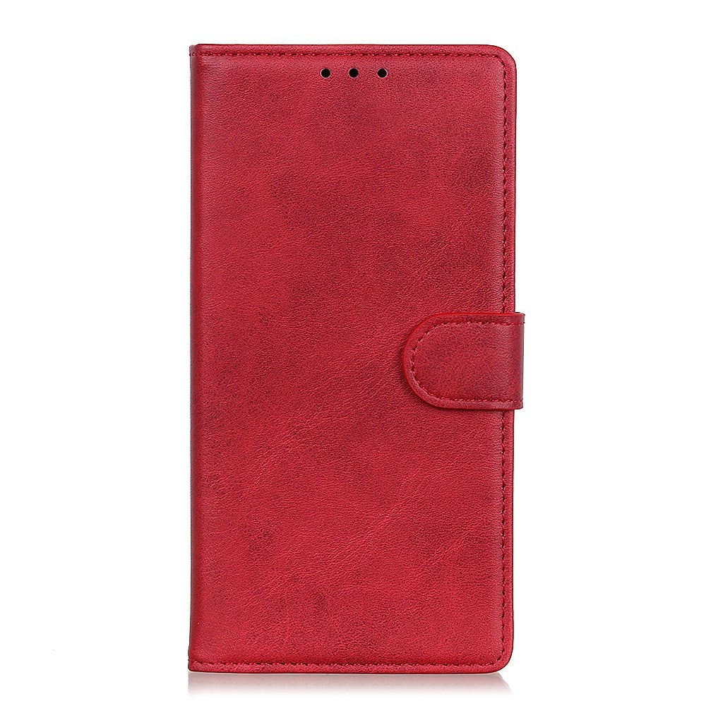 Motorola Edge 30 Pro Flip Case w. Card Holder & Stand Function - Red