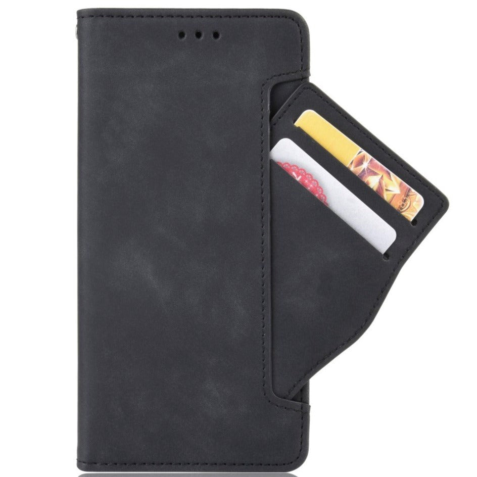 Motorola Moto G Stylus (2022) Soft leather Wallet Case - Black