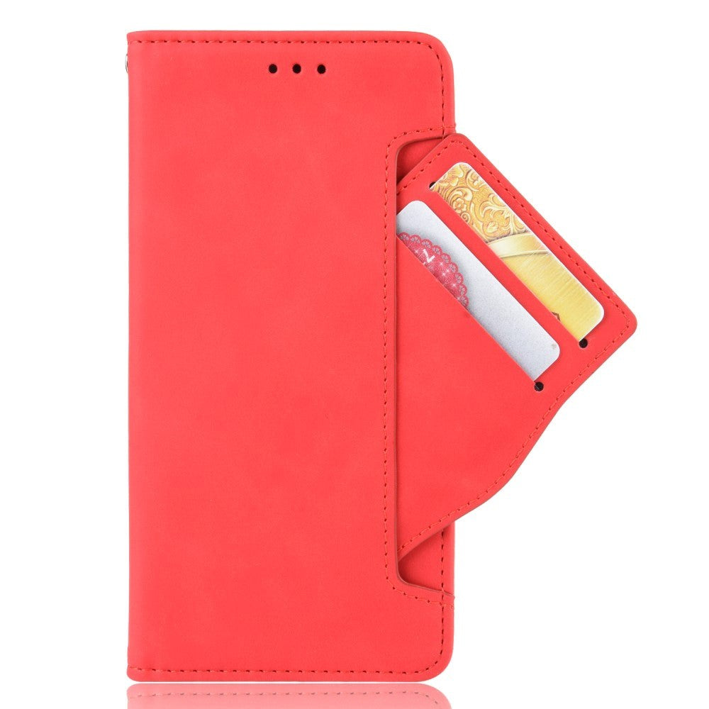 Motorola Moto G Stylus (2022) Soft leather Wallet Case - Red