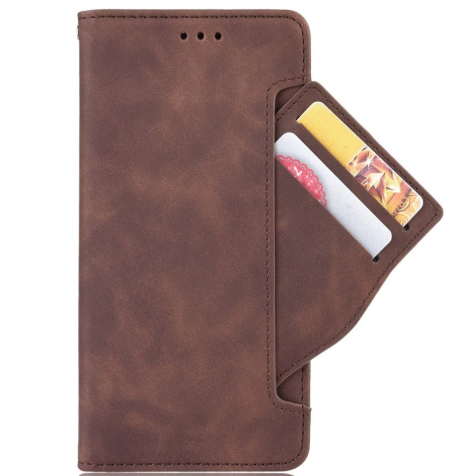 Motorola Moto G Stylus (2022) Soft leather Wallet Case - Brown