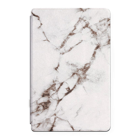 Lenovo Tab P11 / P11 (5G) / P11 Plus Tri-Fold Flip Case - Marble - White