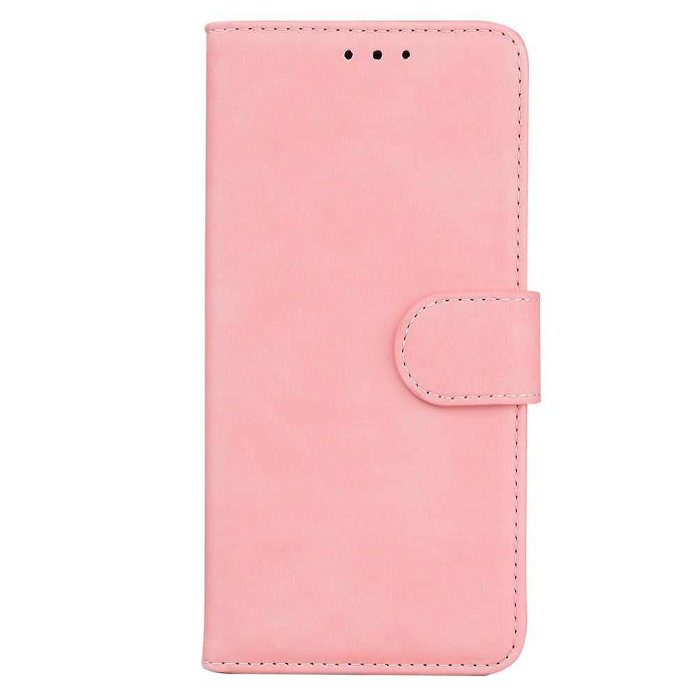 Motorola Edge 30 Pro Soft Artificial Leather Wallet Case - Pink