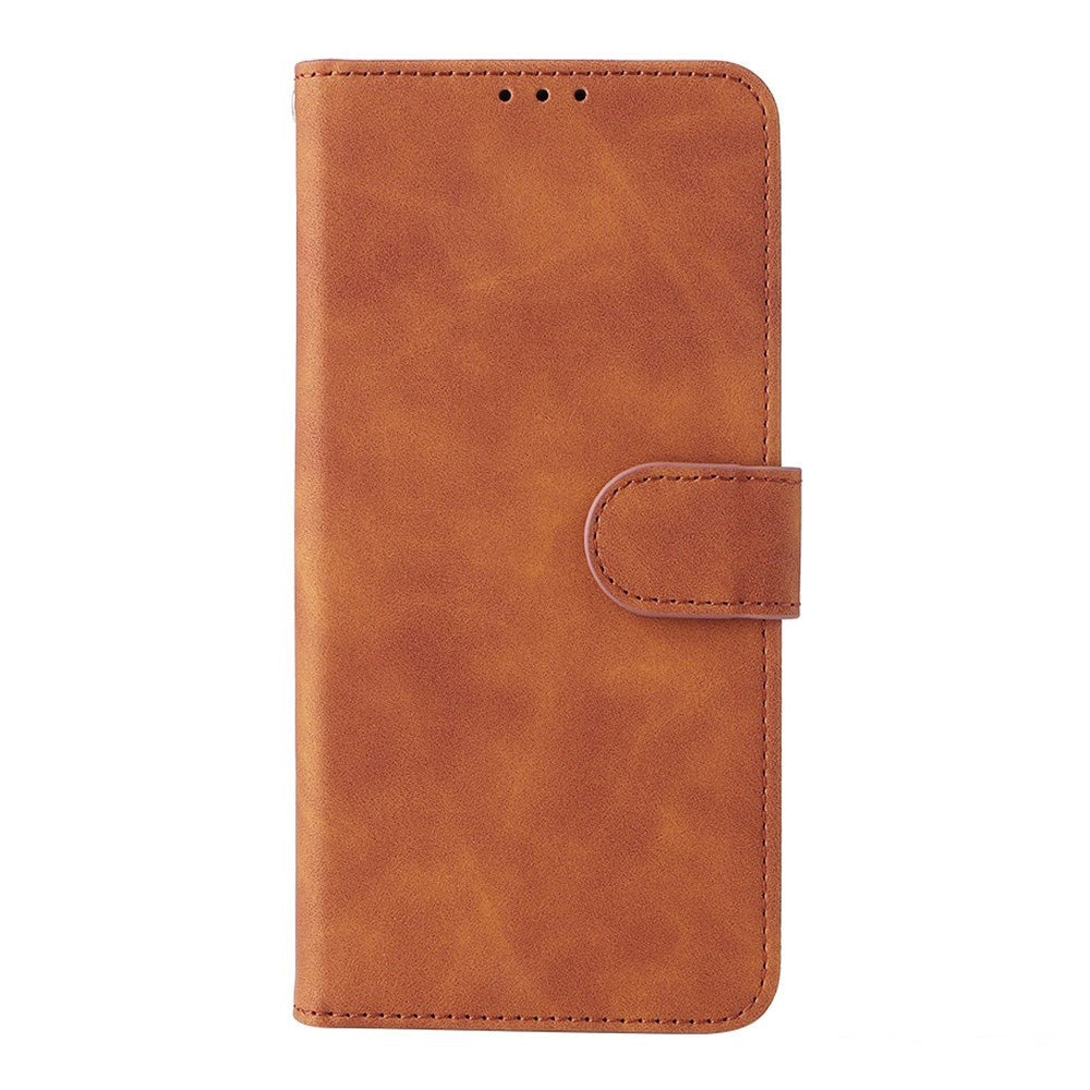 Motorola Moto G22 Leather Wallet Case - Brown