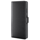 EIDERWOOD Motorola Edge 30 Pro Faux Leather Case with Wallet - Black