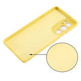 Motorola Edge 30 Pro Silicone Case w. Strap - Yellow