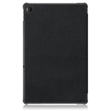 Lenovo Tab M10 Plus (3rd Gen) 10.6 "(TB-125F / 128F) Tri-Fold Leather Case - Black