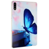 Lenovo Tab P11 Pro Back Case - Flexible Plastic - Blue Butterfly