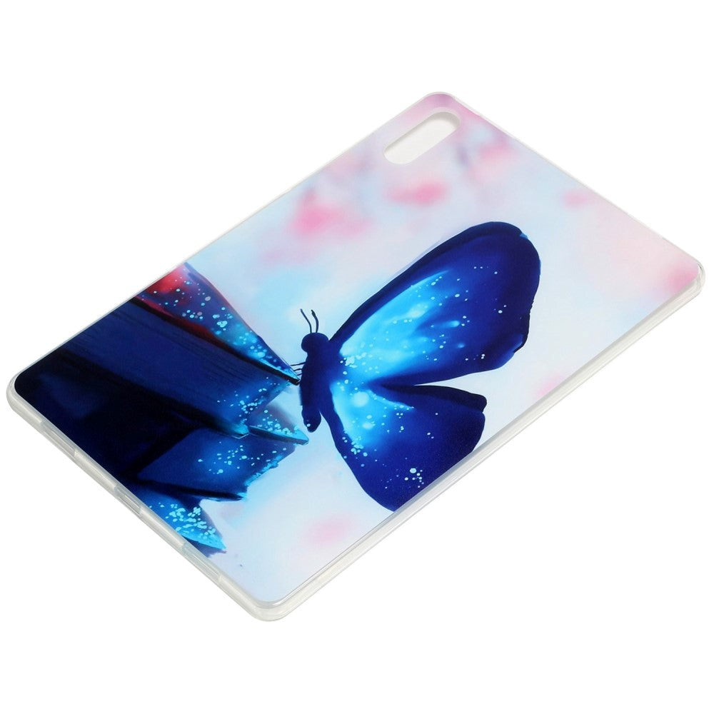 Lenovo Tab P11 Pro Back Case - Flexible Plastic - Blue Butterfly