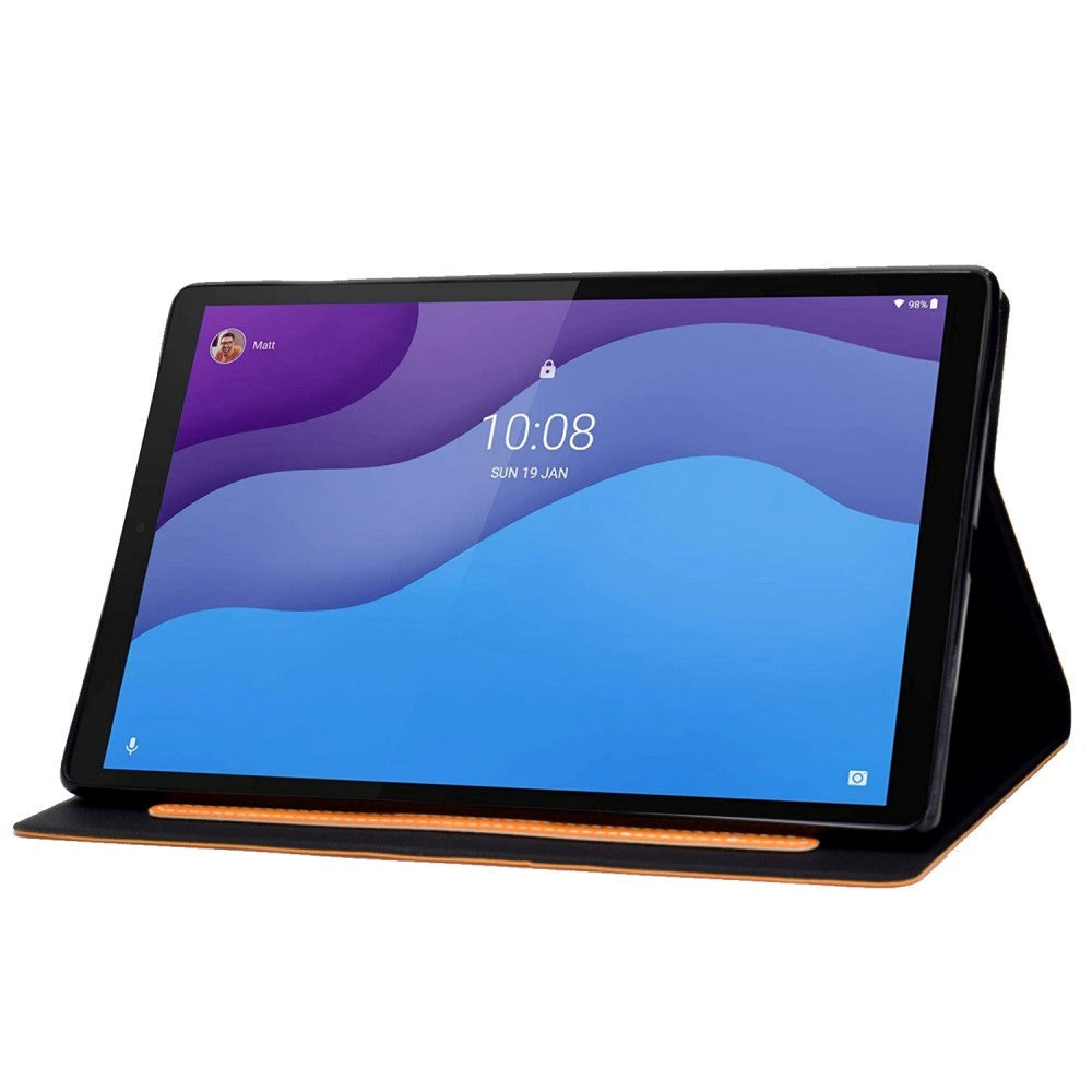 Lenovo Tab M10 (3. Gen) 10.1" (TB-328F/TB-328X) Flip Case w. Card Holder - Orange