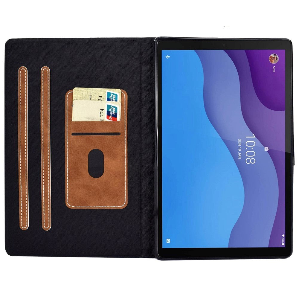 Lenovo Tab M10 (3. Gen) 10.1" (TB-328F/TB-328X) Flip Case w. Card Holder - Brown