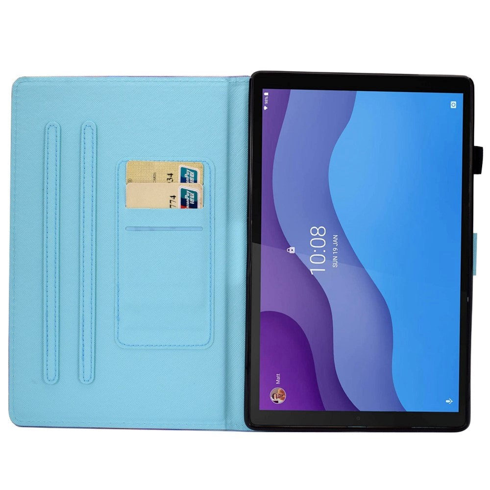 Lenovo Tab M10 (3. Gen) 10.1" (TB-328F/TB-328X) Flip Case w. Stand Function & Card Holder - Kitten