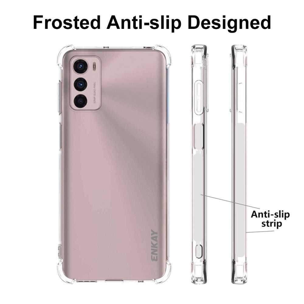 Motorola Moto G42 Enkay Anti-Slip Plastic Case - Transparent