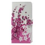 Motorola Moto G5s Plus Pink Flowers Wallet Case