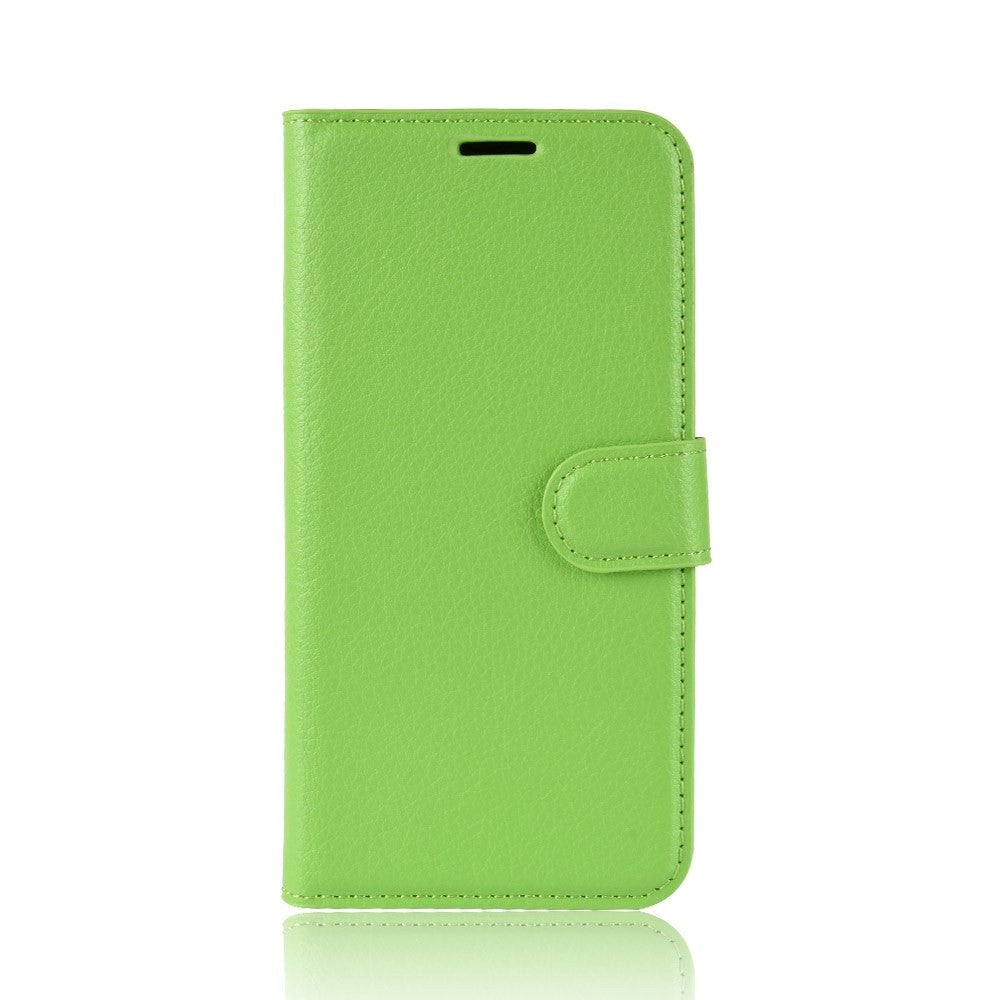 Xiaomi Redmi 6 Litchi Texture Leather Stand Wallet Case Green