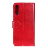 Xiaomi Mi 9 SE Neutral Leather Wallet Case Red