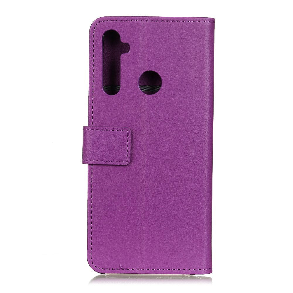 Xiaomi Redmi Note 8 Leather Wallet Case - Purple