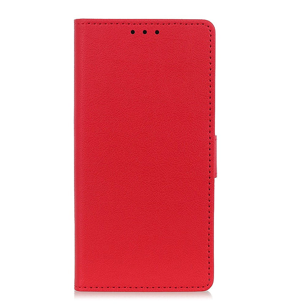 Xiaomi Redmi Note 8 Leather Wallet Case - Red