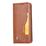 Xiaomi Redmi Note 8T Leather Wallet Case - Brown