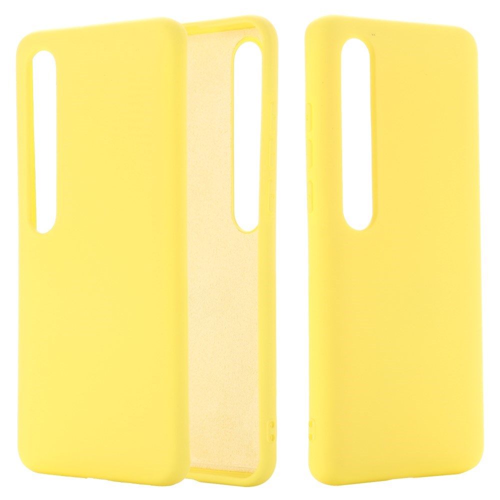 Xiaomi Mi 10 5G / Mi 10 Pro 5G Liquid Silicone Case - Yellow