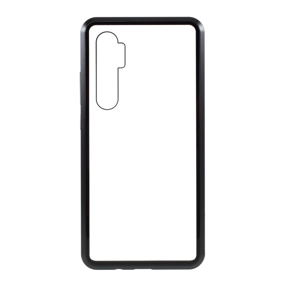 Xiaomi Mi Note 10 Lite 360⁰ Magnetic Metal Case w. Glass Back & Front - Black