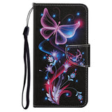 Xiaomi Redmi 9A / 9AT Leather Wallet Case - Butterflies